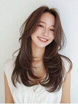ヘアースパパズ(hairspaPAZ)&nbsp;ロングレイヤー／艶カラー／