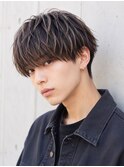 メンズカット×メッシュハイライトカラー