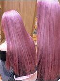 色落ちブロンドのサクラピンク^_^