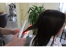 超音波アイロンで深く浸透