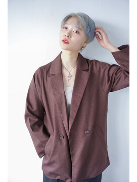 ヘアメイク エイト キリシマ(hair make No.8 kirishima) 《hair make No.8・中村》ペールブルーアッシュ