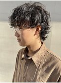 ウルフパーマ 無造作ヘア 刈り上げ &nbsp;スパイラルパーマ 担当 井上