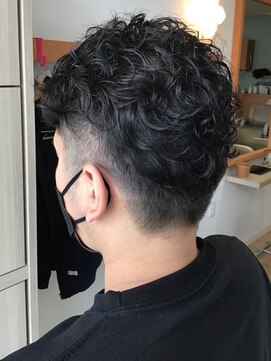 エス ハート オブ ヘアー 名東店(Heart of HAIR) 【ES名東店 川原】 Men's Style #06 ツーブロック刈り上げパーマ