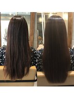 キュア 表参道(CURE)&nbsp;黒髪/グレージュカラー/ココアベージュ/ヘルシーロング[表参道]