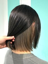 マティーナ ヘアー 池袋(Matina hair)&nbsp;【フェイスフレーミング×インナーカラーグレー】20代30代40代