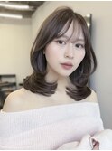 大人可愛いくびれヘア/顔まわりカット内巻きレイヤーカット