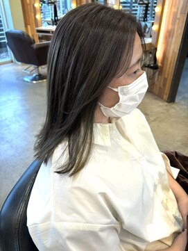 ヘアラウンジ アングゥ(hair lounge ungu) オリーブグレージュカラー