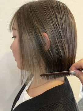 パッション 長町南店(PASSION) 切りっぱなし×イヤリングカラー