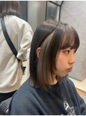 インナーカラーグレー