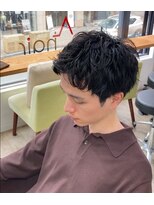 アソビ&nbsp;爽やかショートパーマ