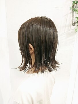 ローグ ヘアー 金町店(Rogue HAIR) 大人可愛い20代30代40代◎オリーブベージュ外ハネウェットヘア