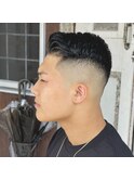 スタイリスト【上岡】スキンフェード サイドパート