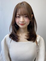 エトラ 渋谷店(etora)&nbsp;小顔 美髪 レイヤーカット イメチェン ワイドバング"