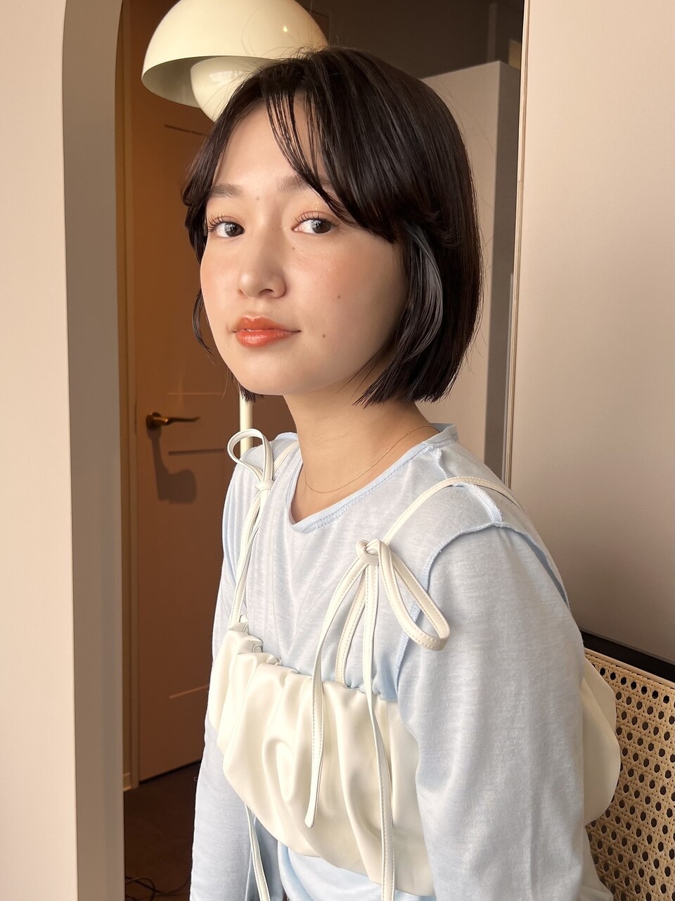 ボブ/ピンクベージュ/表参道/女性美容師