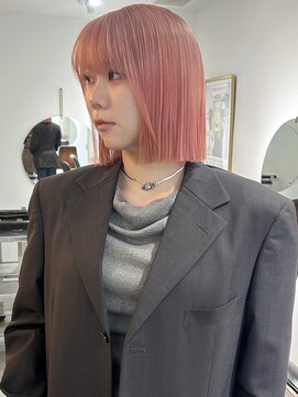 スリー(three) coral pink