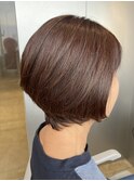 お手入れ簡単手櫛で決まる丸みショート【平塚】