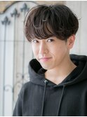 20代30代ビジカジアースカラー刈り上げマッシュパーマg戸田公園