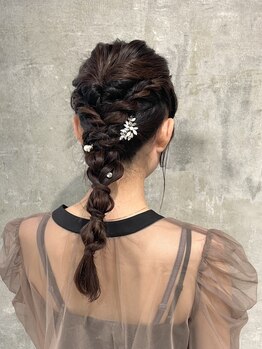 ラック 本厚木店(LUCK)の写真/【推し活セットからカチモリ、お呼ばれヘアやしっかりアップまでお任せください】(韓国/推し活ヘア/本厚木)