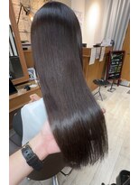 シェルマン(Charmant) 高槻　髪質改善ストレート　暗めカラー