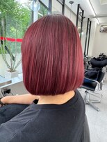 アルドーレフィエロ シンサイバシ(Ardore fiero shinsaibashi)&nbsp;ブリーチなしダブルカラー☆ボルドールビー☆20代30代40代