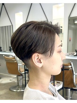 メモリーズ 表参道(Memories) 大人かわいい小顔ショートショートヘア30代40代50代白髪ぼかし