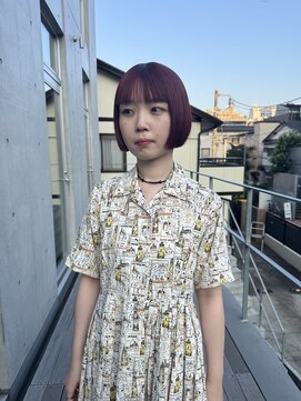 キーチェ 梅田中崎町(keych) ミニボブ/暖色カラー[中崎町/梅田駅］