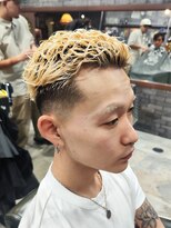 スリーセント 栄(3/cent)&nbsp;宮城リョータ風/極道パーマ/スパイラルパーマ/フェードカット