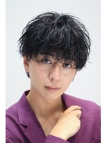 オーシャントーキョー 仙台(OCEAN TOKYO)&nbsp;黒髪メンズシャドウルーズ波巻きパーマ