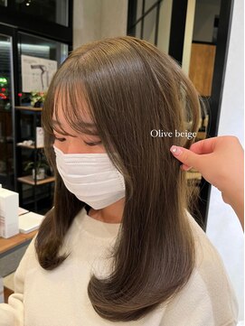 チャンネル(channel) オリーブベージュカラー