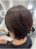 ショート×ピンクブラウン