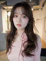 アルバム 池袋(ALBUM)&nbsp;大人ガーリー顔周りレイヤーロング似合わせカット_F21347