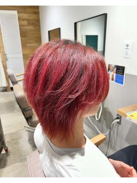 ラピスタ 池袋(Lapista) 韓国ヘアレイヤーカットダブルハイライトカラー【Lapista池袋】