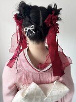 エル セルカ 高田馬場(el CERCA) 夏浴衣ヘア、お団子ブレイズヘア