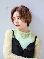 フェリチタ ひばりヶ丘(FELICITA)&nbsp;ショートカットとオレンジルーツカラー