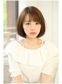 ふんわり可愛いナチュラルボブ