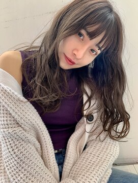 ノット 表参道青山(knot) 【knot】透明感のあるゆるふわセミロング 1