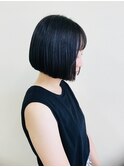 顎ラインのぱっつんショート☆