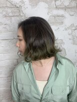 プライズ アイリス 池袋東口店(prize Iris)&nbsp;裾カラーグリーングラデーションカラー池袋