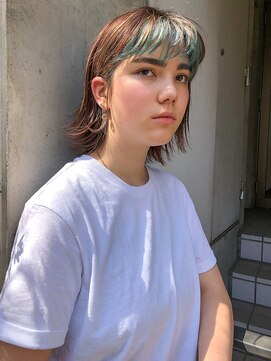 ヘアサロンエム 渋谷店(HAIR SALON M) クールショート/ボブルフ/ピンクベージュ/シルバーカラー