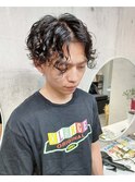 メンズスパイラルパーマ