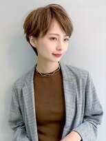 オーブ ヘアー ユア 郡山店(AUBE HAIR yua) 20代・30代_耳かけ大人ショート