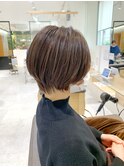 ショート×マットアッシュ