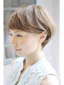 デイズ(days) ボブルフマロンベージュショートウルフボブ小顔カットミニウルフ