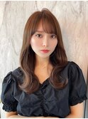 大人可愛いくびれヘア/ベビーバング/韓国ヘア【Loom.林】