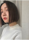 【Lond natire Naomi】暗髪ナチュラルボブ