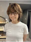 #大人ショート #脱白髪染め白髪ぼかしハイライト#美フォルム