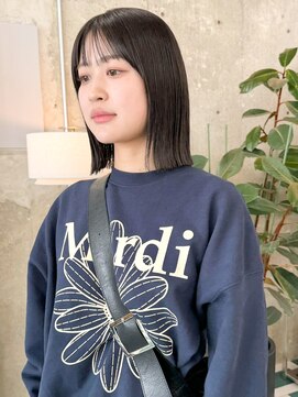 ノエ(noe) ぷつっとボブ×地毛風カラー