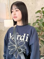 ノエ(noe) ぷつっとボブ×地毛風カラー