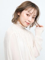 エンタク 新宿(enntaku)&nbsp;マロンベージュ/Aラインボブ/かきあげ/インナーカラー[新宿駅]