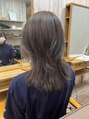 テーラヘアー 鎌ケ谷店(TELA HAIR)&nbsp;透け感のあるグレージュカラー/ブリーチ1回